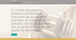 Desktop Screenshot of herencias-abogados.com
