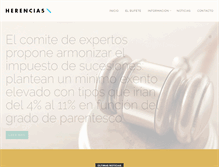 Tablet Screenshot of herencias-abogados.com